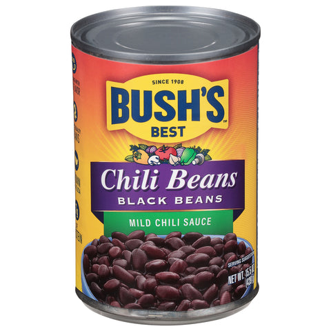 Bush's Mild Black Chili Beans 15.5 OZ