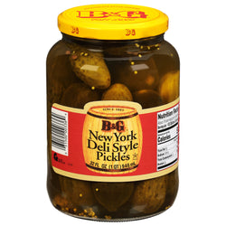 B&G New York Deli Style Whole Pickles  - 32 OZ 12 Pack