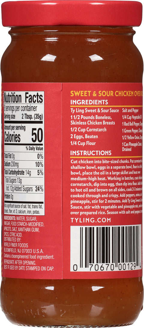 Ty Ling Sweet & Sour Sauce 10 OZ