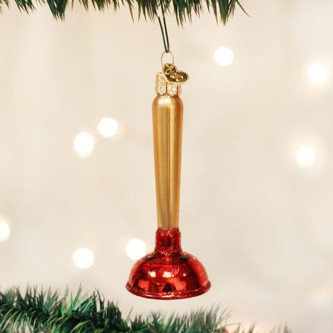 Toilet Plunger Ornament