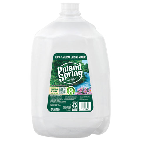 Poland Spring  Maine Spring Water, 1-gallon  jug - 6 Pack