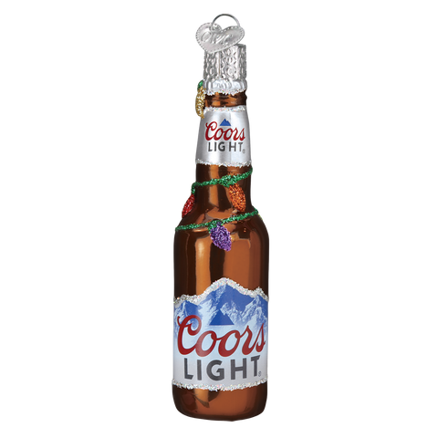 Holiday Coors Light Bottle Ornament