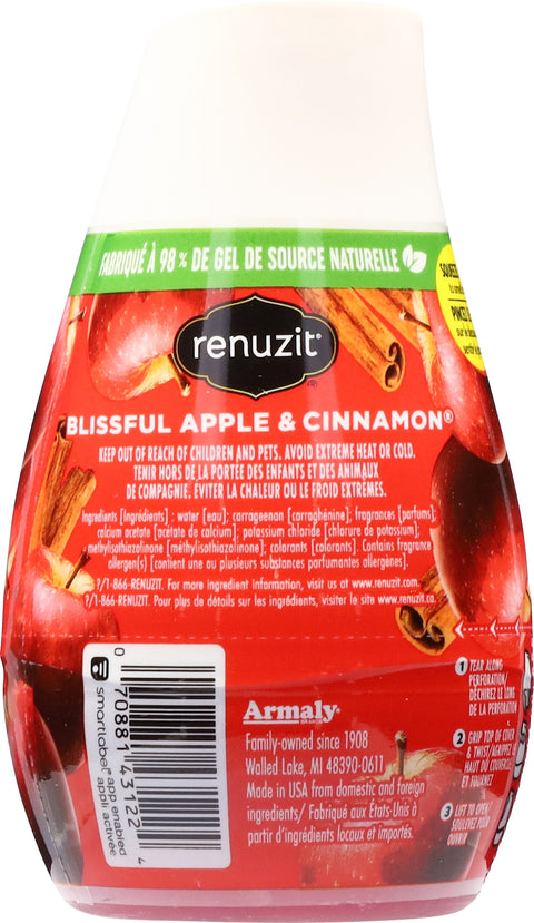 Renuzit Apple & Cinnamon Gel Air Freshener 7.0 oz