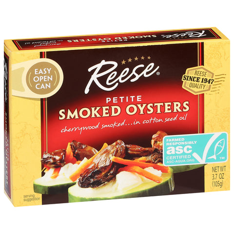 Reese Petite Smoked Oysters 3.7 OZ