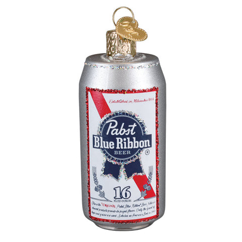 Pabst Blue Ribbon Beer Can Ornament