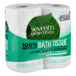 Seventh Generation Toilet Paper Recycled Bath Tissue - 4 Rolls 12 Pack