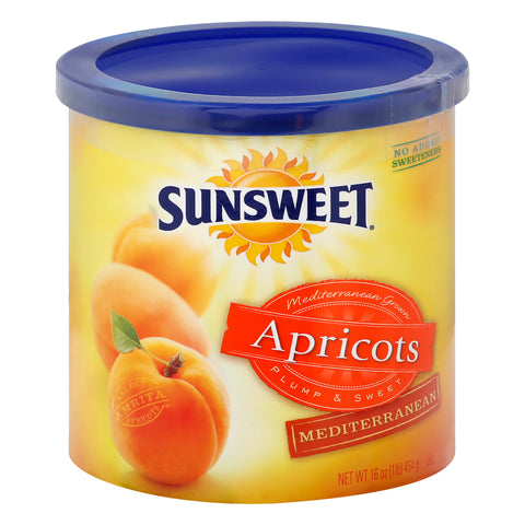 Sunsweet Plump & Sweet Apricots 16 oz - 12 Pack