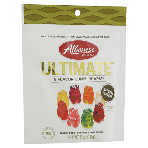 Albanese World's Best True to Fruit Exotic Fruit Gummi Candy 5 OZ