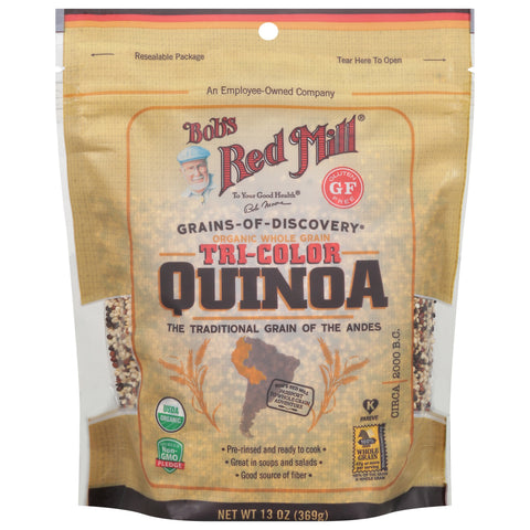 Bob's Red Mill Gluten Free Organic Quinoa Tri-Color 13 OZ