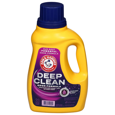 Arm & Hammer Deep Clean Radiant Burst Detergent 49.5 fl oz - 49.5 FZ 8 Pack