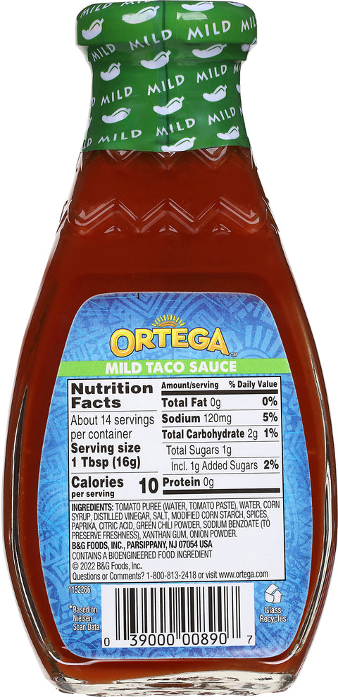Ortega Sauce Taco Mild 8 OZ