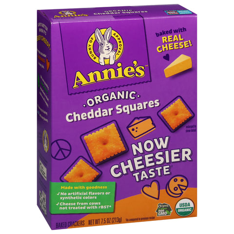 Annie's Cheddar Squares 7.5 OZ