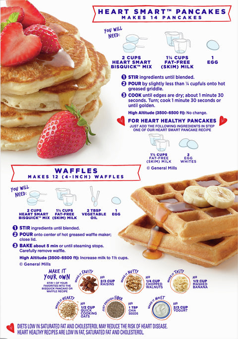 Betty Crocker Bisquick Heart Smart Pancake Baking Mix 40 OZ