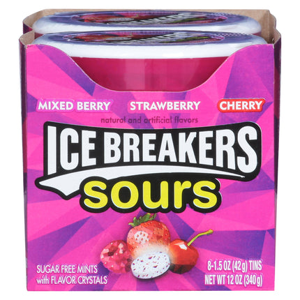 Ice Breakers Sours Berry Mints - 1.5 OZ 8 Pack
