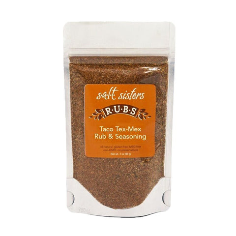 s.a.l.t. sisters Taco Tex-Mex Rub & Seasoning - 3 OZ 6 Pack