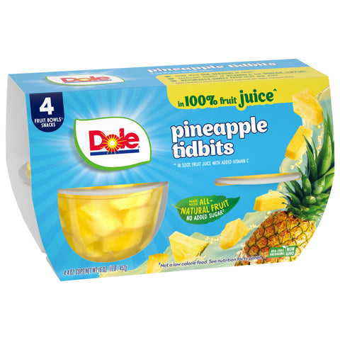 Dole Fruit Cups Pineapple 16 OZ