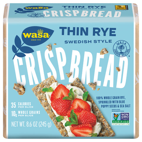 Wasa Thin Rye Crispbread 8.6 OZ