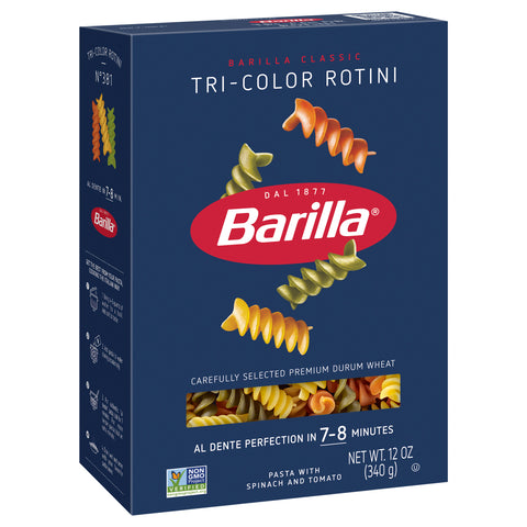 Barilla Pasta Tri Color Rotini 12 OZ
