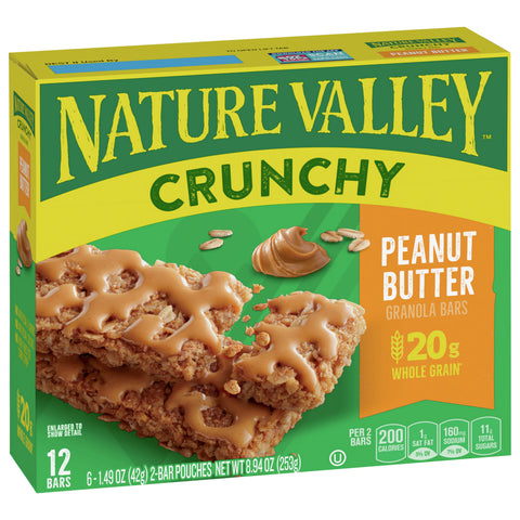 Nature Valley Crunchy Peanut Butter Granola Bars 8.94 OZ