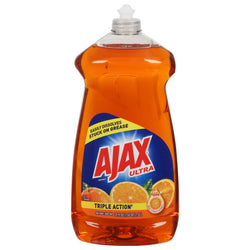 Ajax Ultra Dish Orange Liquid Dish Soap - 52 OZ 6 Pack