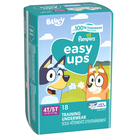 Pampers Easy Ups Training Underwear Boys Thomas & Friends 4T-5T 18 CT