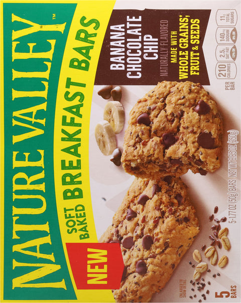 Nature Valley Soft Baked Banana Chocolate Chip Breakfast Bars 5