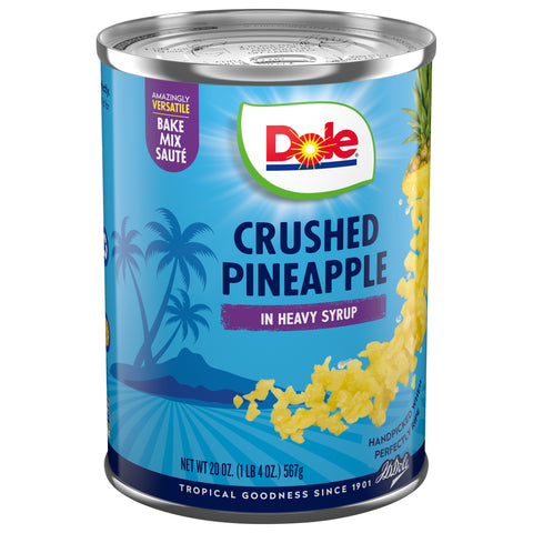 Dole Pineapple Crushed In Heavy Syrup 20 OZ
