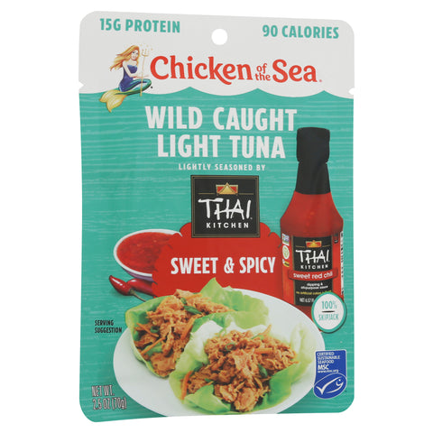 Chicken of the Sea Wild Caught Sweet & Spicy Light Tuna 2.5 oz
