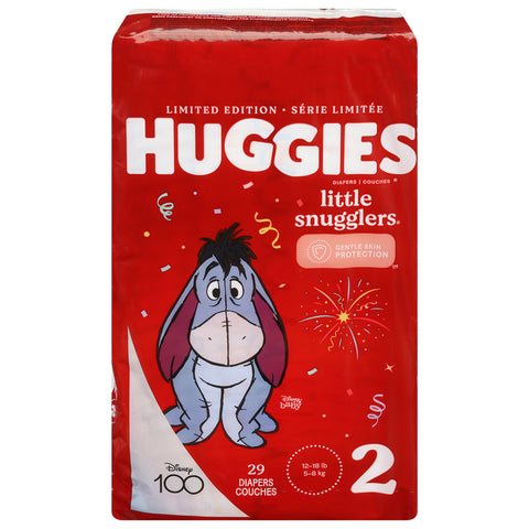 Huggies Little Snugglers Disney Baby Diapers 2 (12-18 lb) 29 ea - 29 CT 4 Pack