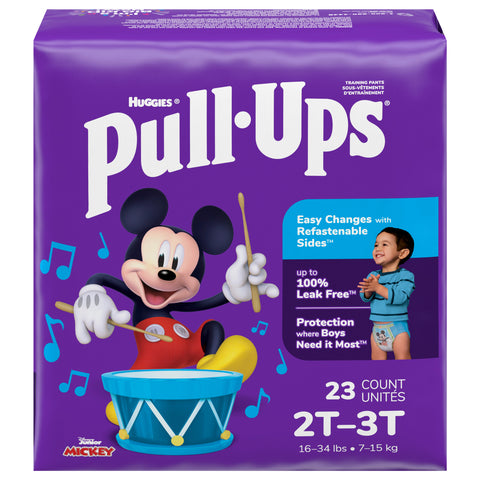 Pull-Ups Boys' Potty Training Pants, 2T-3T (16-34 lbs), 23 Count - 23 CT 4 Pack