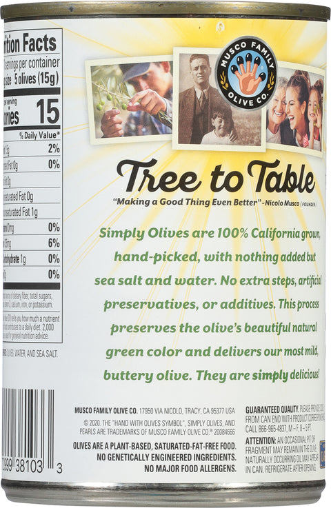 Pearls Fresh Cured Medium Green Olives 6 OZ