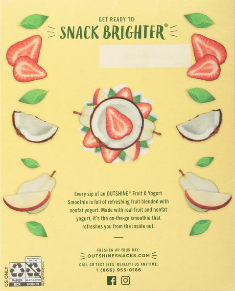 Outshine Strawberry Coconut Fruit & Yogurt Smoothies 4