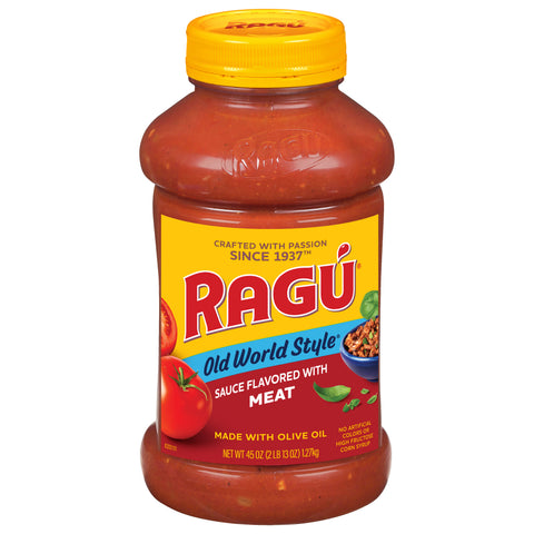 Ragu Old World Style Meat Sauce - 45.0 OZ 6 Pack