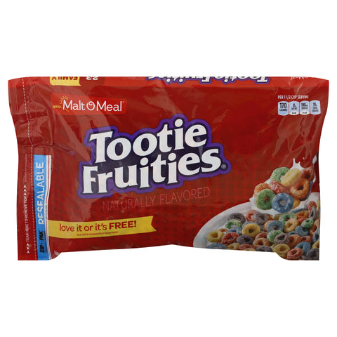 Malt O Meal Family Size Tootie Fruities Cereal 23 oz - 8 Pack