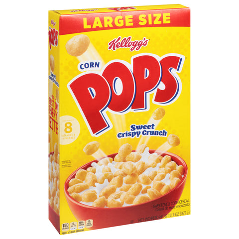 Corn Pops Cereal Large Size 13.1 oz
