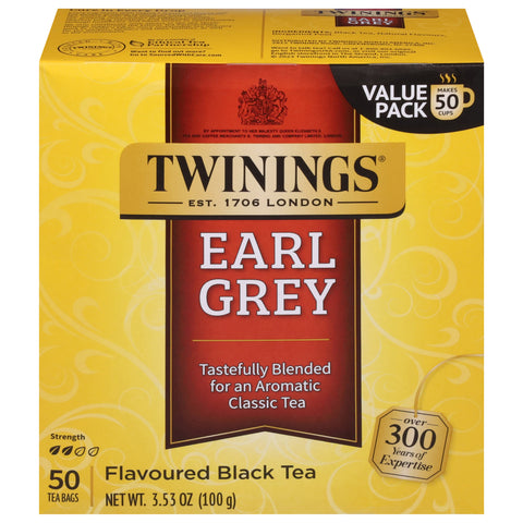 Twinings Earl Grey Black Tea 50 CT