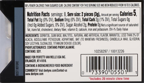 Dentyne Ice Sugar Free Arctic Chill Gum 16 ea
