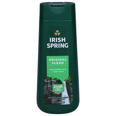 Irish Original Clean Moisturizing Face + Body Wash 20 FZ