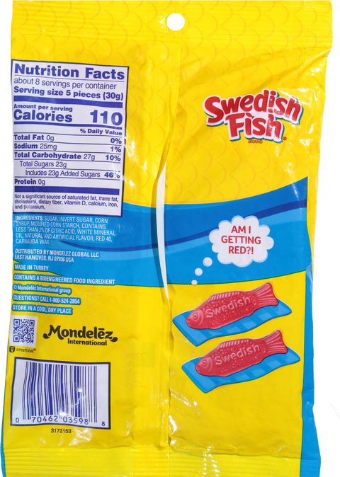 Swedish Fish Candy Gummies 8 OZ