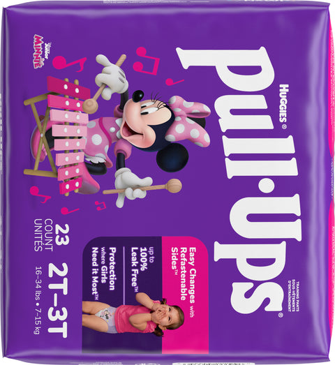 Pull-Ups Girls' Potty Training Pants, 2T-3T (16-34 lbs), 23 Count