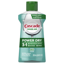 Cascade Rinse Aid 3in1 Power Dry - 8.45 FZ 8 Pack