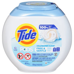 Tide Free And Gentle Pods - 30 OZ 4 Pack