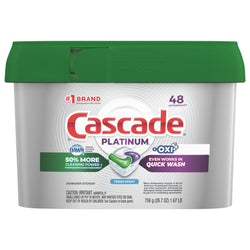 Cascade Platinum Actionpacs Dishwasher Detergent - 26.7 OZ 3 Pack