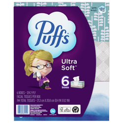 Puffs Ultra Soft Tissues - 744.0 OZ 4 Pack