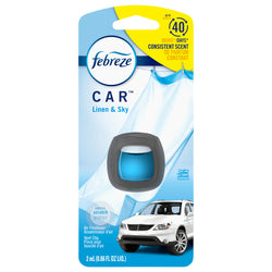 Febreze Car Vent Clip Linen And Sky Air Freshener - 0.06 OZ 8 Pack