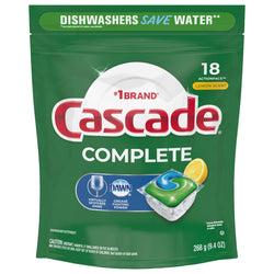 Cascade Complete Actionpacs Lemon - 9.4 OZ 5 Pack