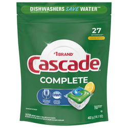 Cascade Complete Actionpacs Lemon - 14.1 OZ 4 Pack
