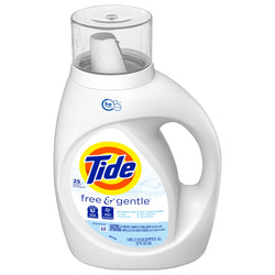 Tide Free And Gentle Liquid Detergent - 37 FZ 6 Pack