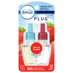 Febreze Plug Refill Berry And Bramble Oil Refill - 0.87 OZ 8 Pack