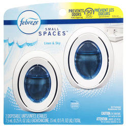 Febreze Small Spaces Linen And Sky Air Freshener - 0.5 OZ 6 Pack